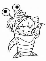 Inc Coloring Pages Monsters Monster Printable Disney Print sketch template