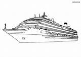 Boat Titanic Speedboat sketch template
