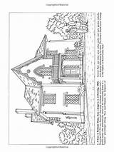 Coloring Coloriages Maisons Dover sketch template