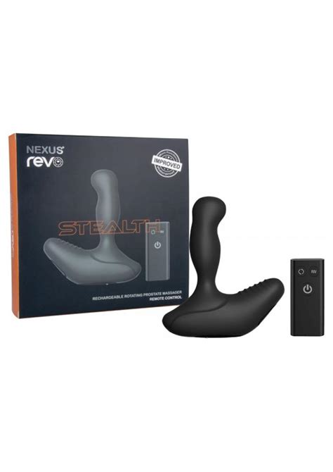 Revo Stealth Remote Control Rechargeable Rotating Prostate Massager