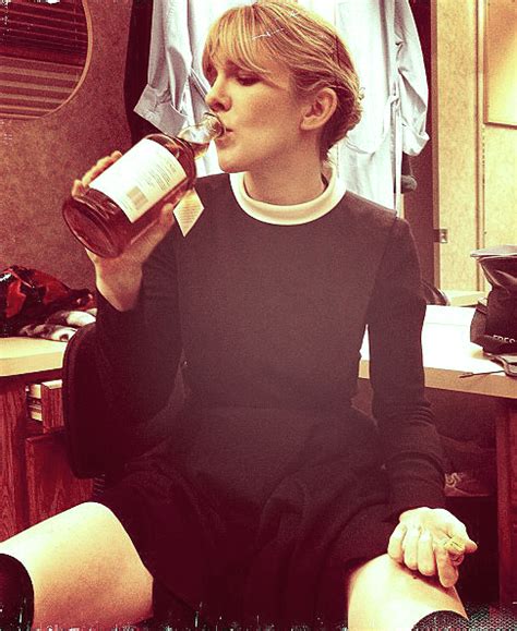 lily rabe on set of american horror story in her outfit for ‘sister mary eunice photograph