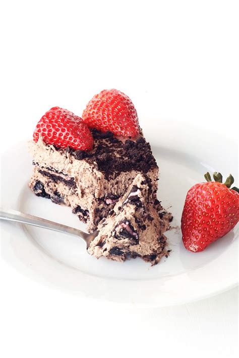 Strawberry Oreo Chocolate Icebox Cake Recipe Icebox Cake