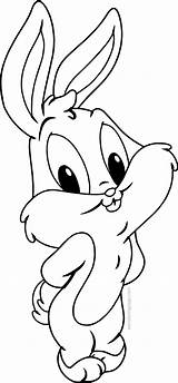 Bunny Bugs Cartoon Baby Coloring Drawing Bug Pages Drawings Disney Sketches Awesome sketch template
