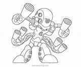 Octopus Lis Xcolorings Noncommercial Cliparts sketch template