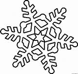 Snowflake Coloring Pages Printable Cute Kids Patterns Drawing Snowflakes Color Print Easy Simple Unique Clipartmag Shape Getdrawings sketch template