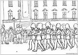 Colouring Pages London Guard Coloring Buckingham Palace Village Activity Sheets Printable Queens Activityvillage Book sketch template