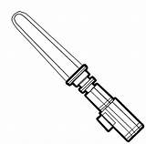 Coloring Lightsaber Wars Star Pages Light Saber Print Template Clipart Sketch Printable Sabre Color Clip Templates Hilts Starwars Kids Choose sketch template