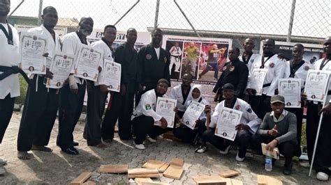 nigeria chung  kwan taekwondo foundation grades  athletes  guardian nigeria news