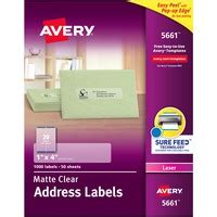 avery  avery easy peel mailing label ave ave  office