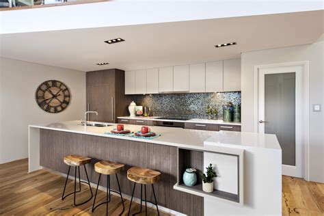 cozy modern kitchen breakfast bar designs  house decoration ideas