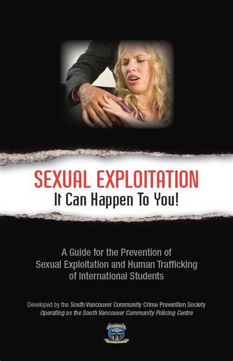 Sexual Exploitation Prevention Guide South Vancouver Community