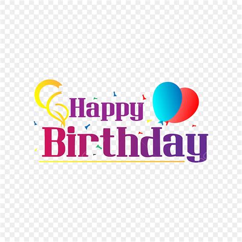 happy birthday font vector hd png images happy birthday png font style