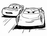 Coloring Storm Jackson Mcqueen Pixar Cars Pages Disney Lightning Printables Car Movie Cruz Pdf Template Race Disneyclips Ramirez Carscoloring Cars3 sketch template