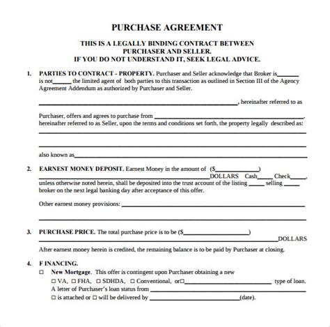 home buyout agreement template  printable templates