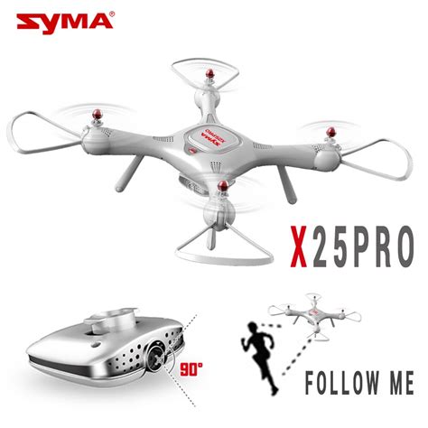 drone syma  pro  camera hd branco aeromodelismo hobbymod