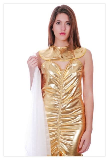 egyptian goddess gold queen cleopatra fancy dress costume papootz