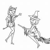 Drama Total Lineart Coloring Halloween Pages Tdi Heather Deviantart Template Templates sketch template