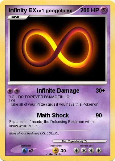 pokemon infinity    infinite damage  pokemon card