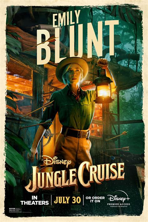 jungle cruise 7 new character posters and 2 new trailers