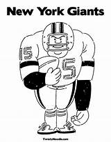 Coloring Giants York Pages Helmets Football Comments sketch template