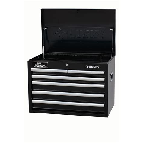 Husky 26 Inch W 6 Drawer Tool Storage Chest In Black The Home Depot