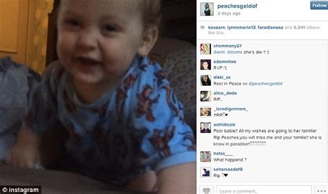 peaches geldof s last instagram posts were two videos of