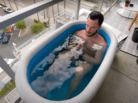 Sleek Portable Tub Allows For Cold Plunge Therapy On The Go