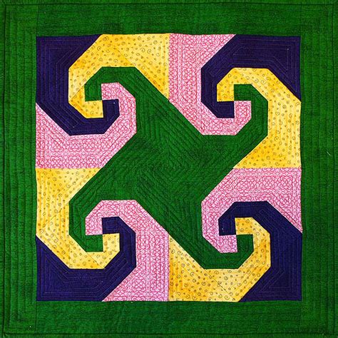 Snail S Trail A Tetradic Colour Scheme Quilts By Jen