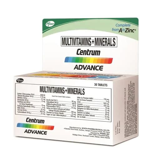centrum advance multivitamins  tablets rejuvenating sets