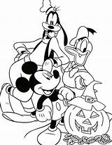 Coloring Mickey Pages Halloween Mouse Library Clipart Junior Disney sketch template