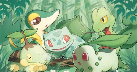 Pokémon Every Grass Type Starter Ranked Thegamer