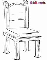 Cadeira sketch template
