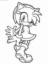Sonic Coloring Amy Rose Hedgehog Pages Printable Color Print Sheets Colorear Para Colouring Dibujos Kids Emmy Printables Super Da Colorir sketch template