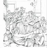 Coloring Pages Greek Ancient Greece Athena Goddess Warrior Getcolorings Getdrawings Color Colorings sketch template