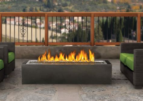 Patioflame Linear Fire Pit Gas Outdoor Fire Pit Fine’s Gas