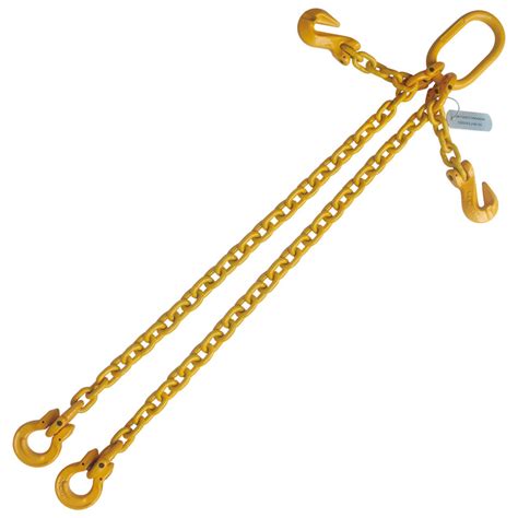 adjustable chain sling  omega link double leg