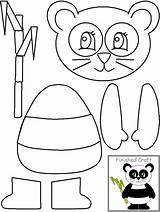 Paste Cut Panda Crafts Worksheets Kindergarten Preschool Animals Toddler Craft Kids Animal Activities Cutting Template Coloring Pages Projects Farm Drawing sketch template
