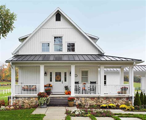 exterior color combinations  inviting curb appeal  homes gardens
