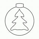 Coloring Christmas Ornament Pages Tree Kids Bestcoloringpagesforkids sketch template
