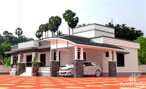 modern single floor home designs kerala home design