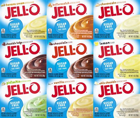 buy jell  sugar  instant pudding sampler pack