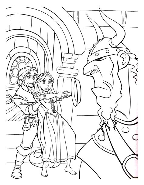 tangled  print tangled kids coloring pages