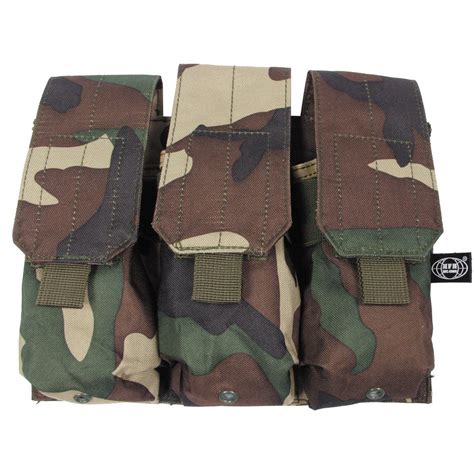 ammo pouch triple molle woodland  military tactical bags pouches belt pouches