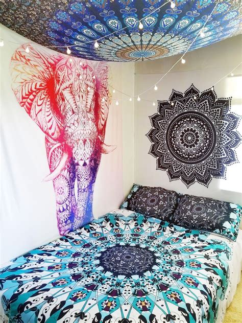 transform home beautiful vibrant mandala tapestry