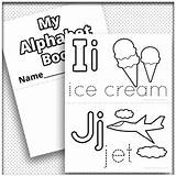 Alphabet Coloring Pages Book Preview sketch template