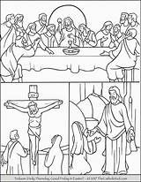 Holy Thursday Coloring Pages Teo Od Hon Na Divyajanani sketch template
