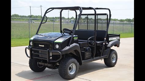 kawasaki mule  trans   super black overview  review youtube