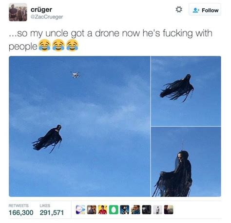 man build flying dementor for halloween [pics video
