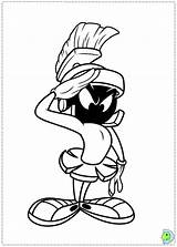 Looney Martian Coloring Tunes Characters Marvin Pages Drawing Cartoon Adult Sheets Kids Cartoons Printable Book Drawings Print Para Dinokids Faces sketch template