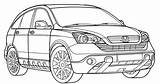 Crv X5 Truck Carscoloring sketch template